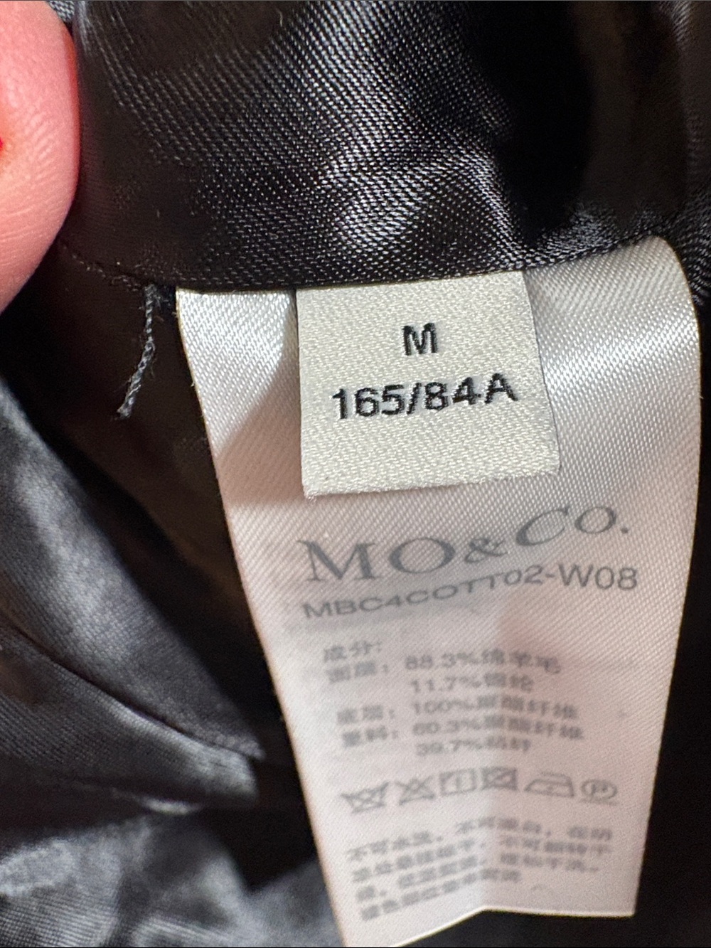 MO&Co Black & Ivory Contrast-Trim Double-Breasted Bouclé Jacket - Picture 6 of 10